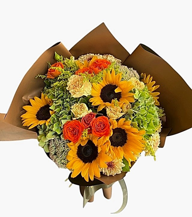 Ayçiçeği Çardak Gül Buketi