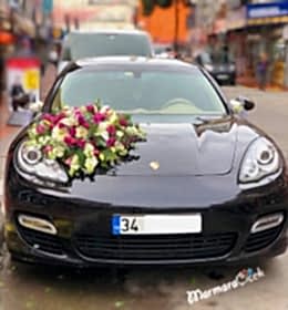 Fuşyalı Gelin Arabası