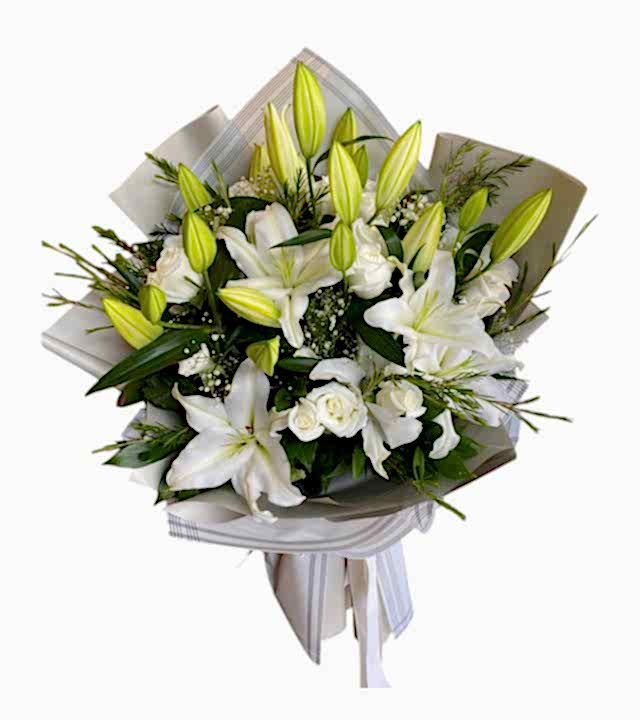 Kokulu Lilyum Buketi