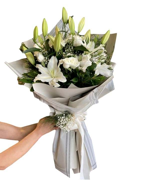 Kokulu Lilyum Buketi