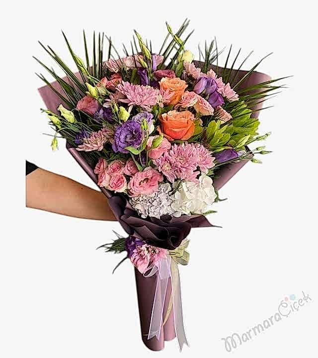 Lila, Mor Tonlarda Buket