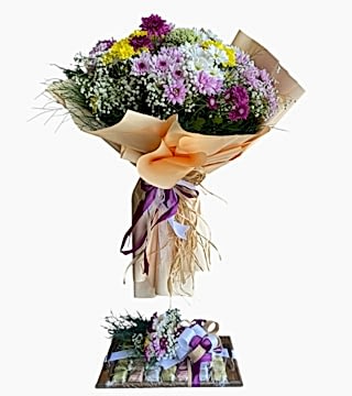 Çiçek ve Çikolata Seti