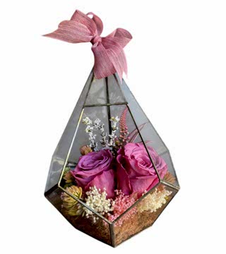 Prizmada Pembe Solmayan Güller