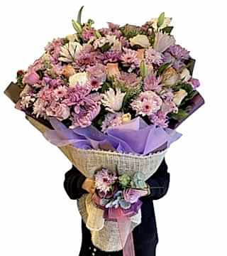 Gösterişli Pastel Buket