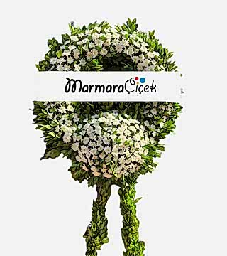 Logolu Cenaze Çelenk