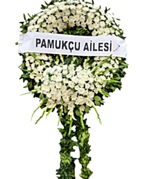 Beyaz Asil Cenaze Çelengi
