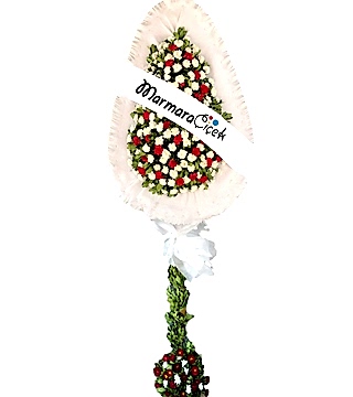 İki Renk Düğün Açılış Çelenk