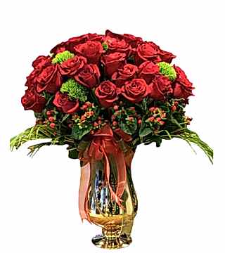 İthal Kırmızı Gül Aranjman