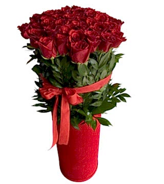 Jumbo Kutuda 50 Kırmızı Güller