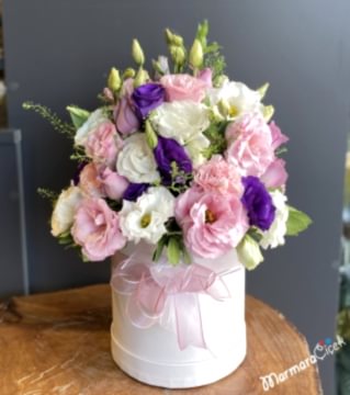 Kutuda Pembe Çiçekler 