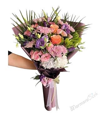 Lila, Mor Tonlarda Buket