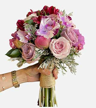 Lila Pembe Gelin Çiçeği