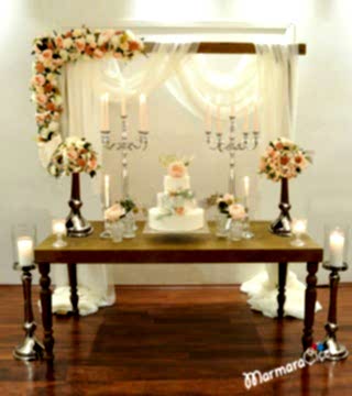 Soft Renkli Nişan Masa Süsleme
