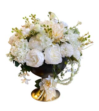 Metalik Vazoda Yapay Tasarım