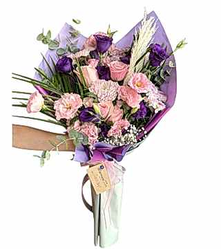 Mor Pembe Zarafet Buketi