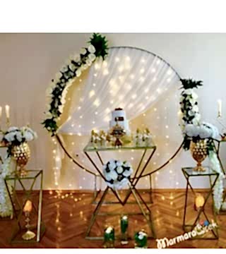 Çember Nişan Masa Süsü