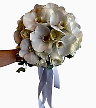 Orkide gül gelin Buketi