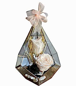 Prizma Camda Somon Solmayan Güller 