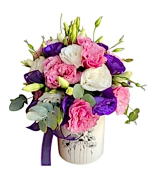 Renkli Lisyantus Aranjmanı