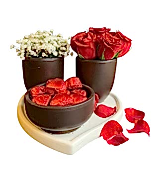 Sevgiliye Çikolata Gül Hediye