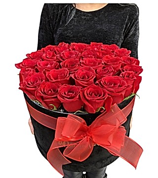 Silindir Kutuda Güller