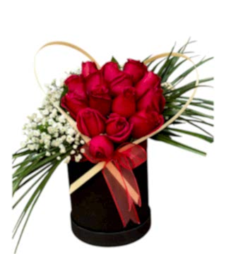 Siyah Kutuda Tasarım Güller