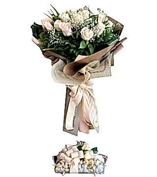 Somon Gül Buket Çikolata