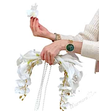 Zarif Yapay Gelin Buketi 